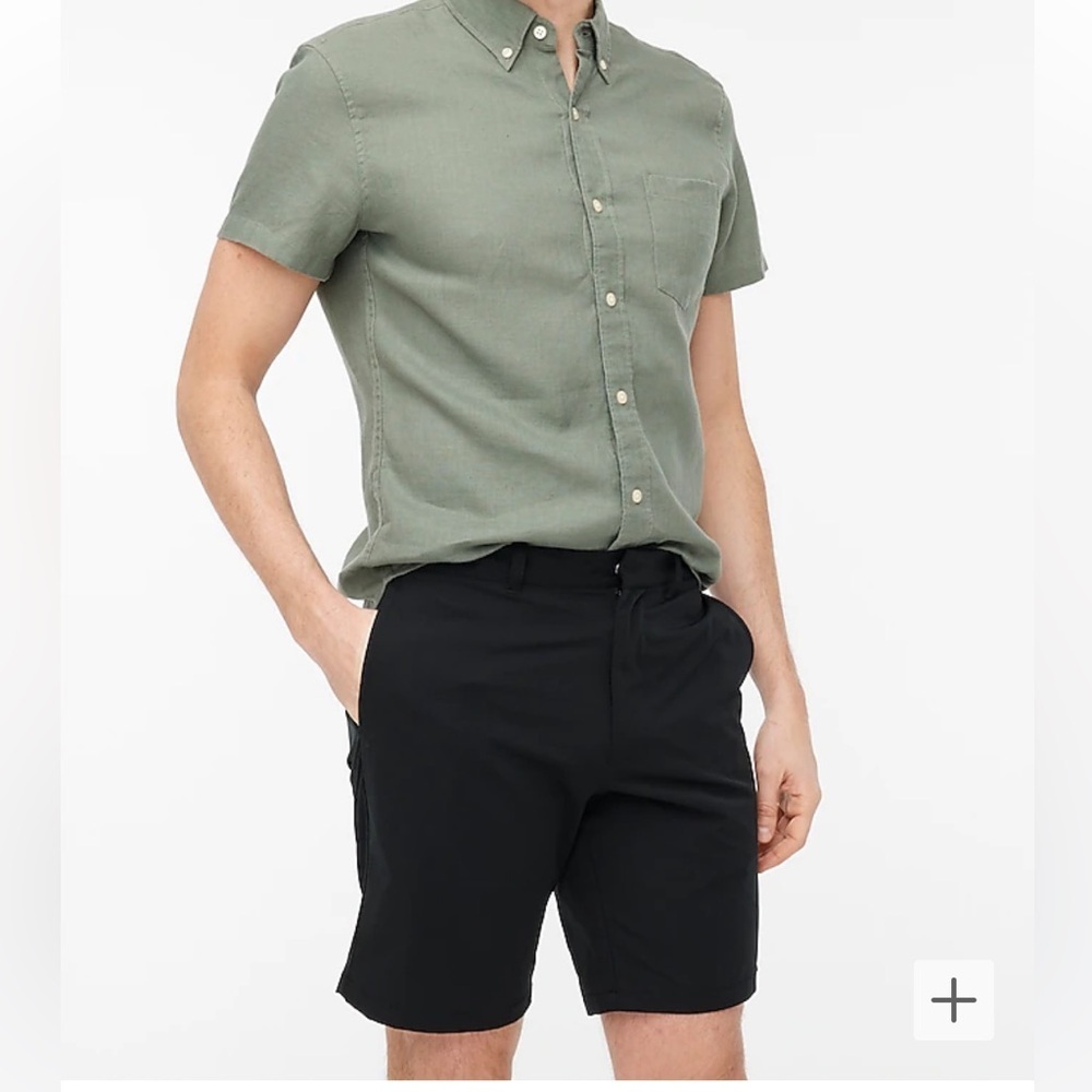 NEW J.Crew Factory 9" inseam tech short Size 31 Black